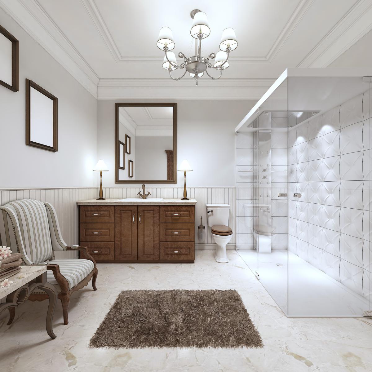 A Rustic Farmhouse Vibe For Your Bathroom to Really Up the Cozy and Chic Factor