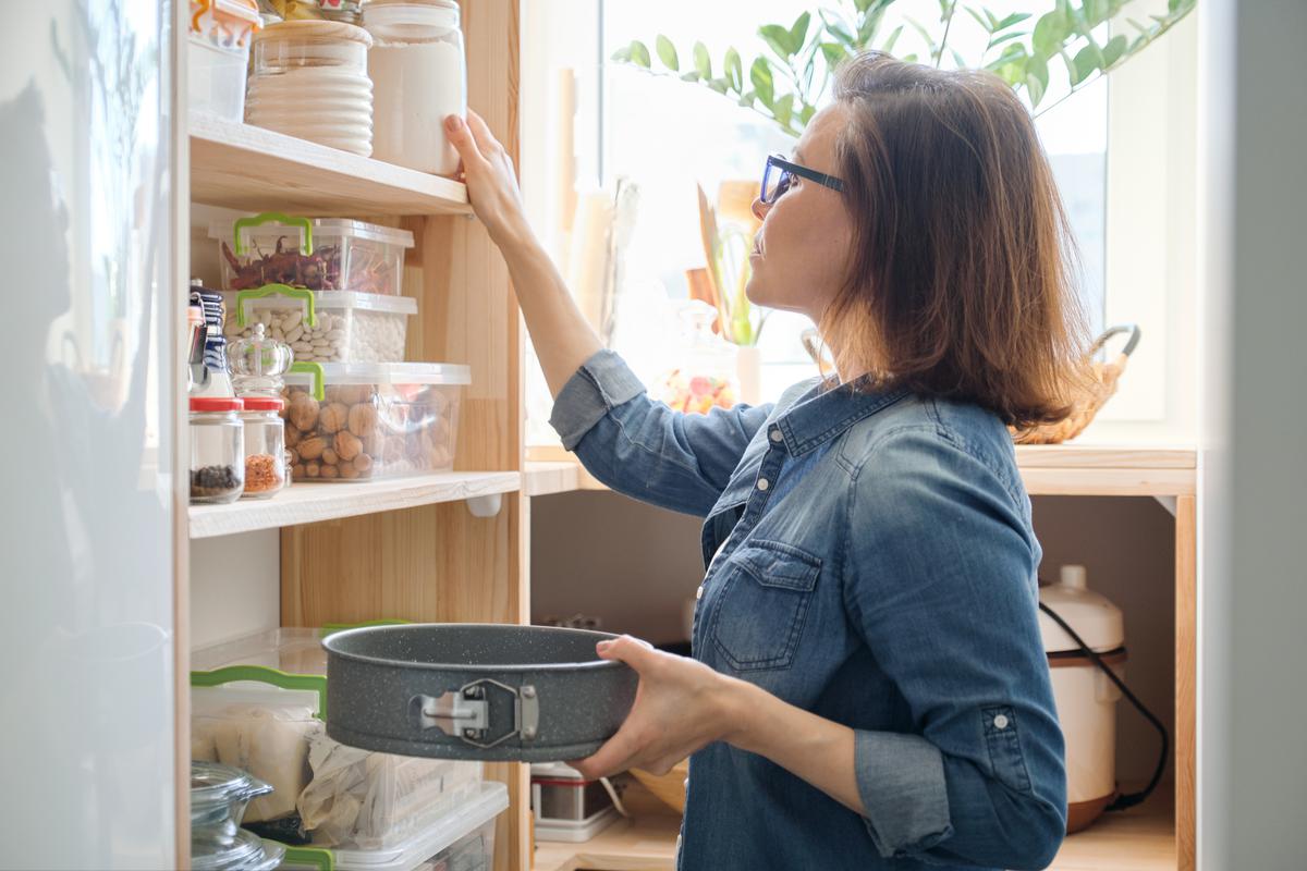 A larder can be a hugely practical addition to any kitchen.