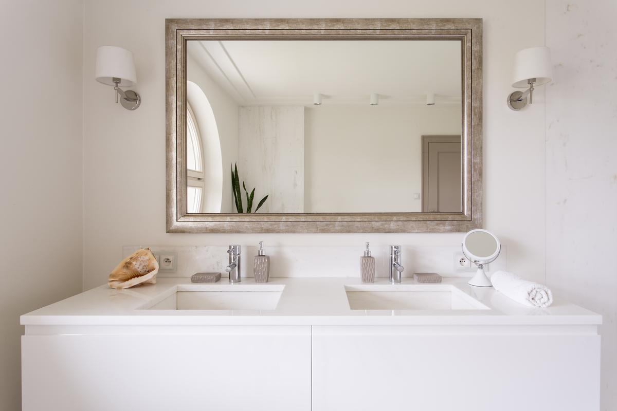 Achieve Functionality and Beauty With Marble Vanity Bathroom Mirrors