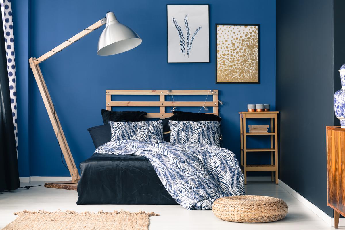 Indigo tones can promote a calm and reposeful aesthetic, making the color perfect for bedrooms.