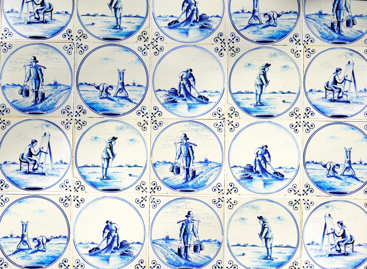 The Dutch are famous for their decorative tiles.