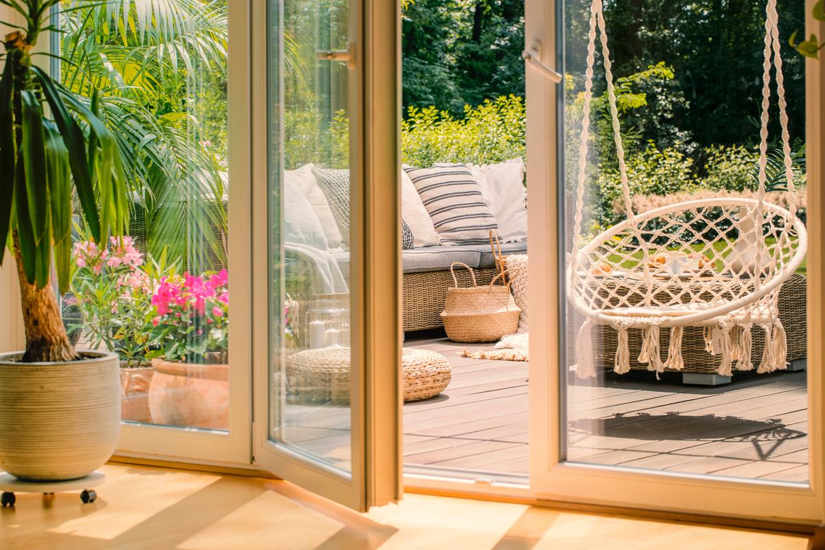French doors allow in plenty of natural light and can hugely improve your home’s ventilation.