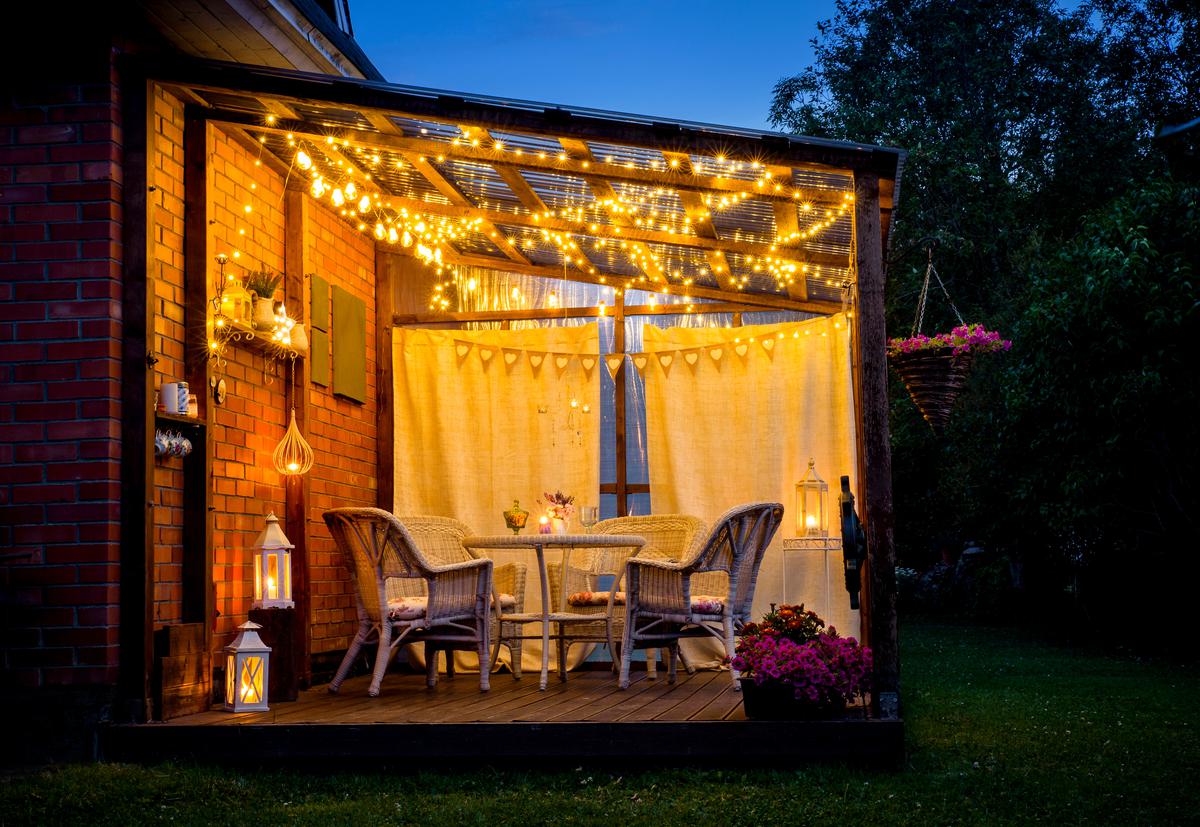 Design your outdoor spaces to accommodate romantic escapes.
