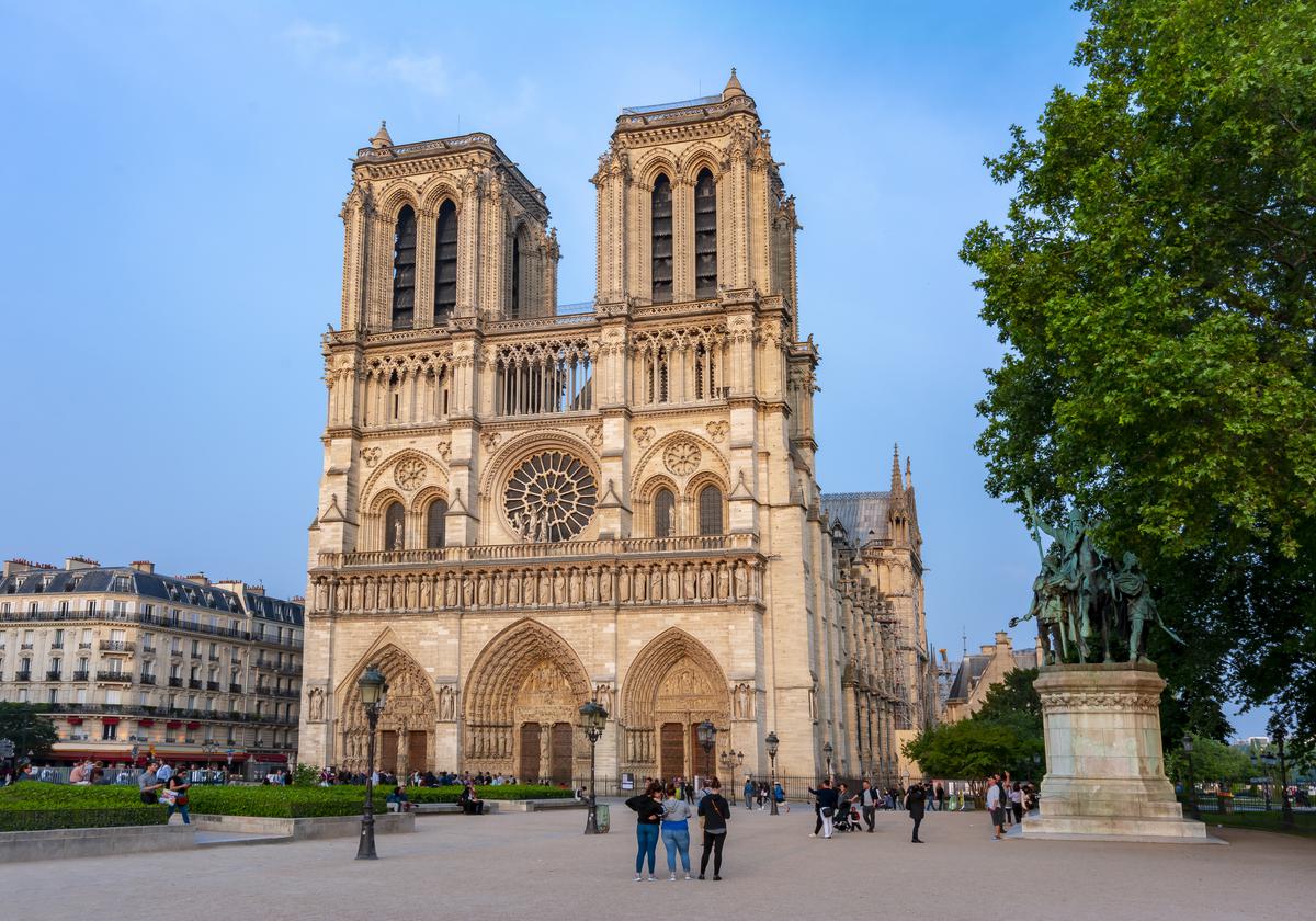 Built during the medieval era, the Notre Dame cathedral is Gothic architecture at its finest.