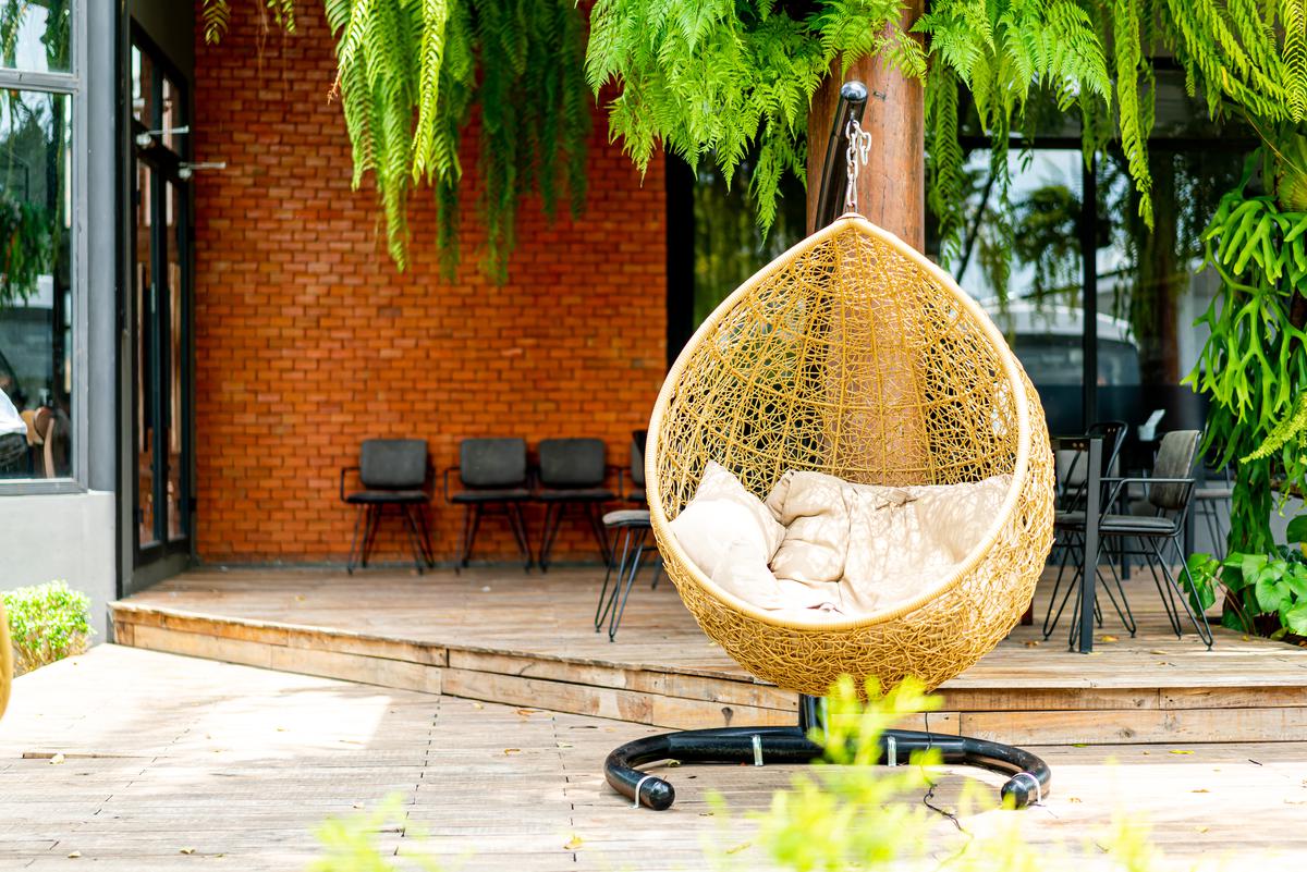 Place your hanging chair wherever you want.