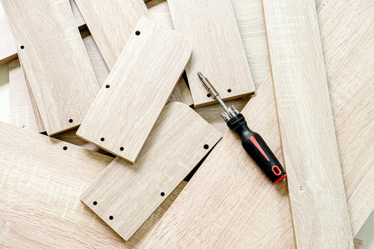 Small planks such as this can be used to add baseboards and fronting to your bookshelves.
