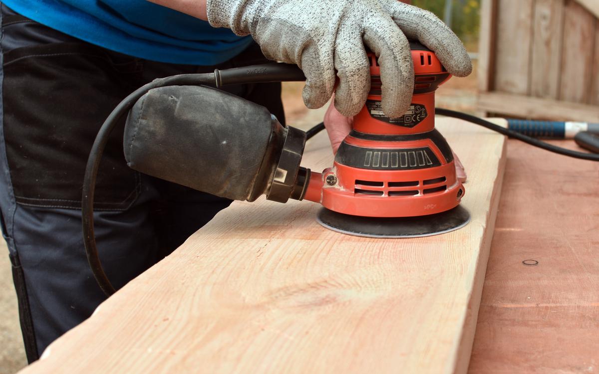 Having an orbital sander will save you hours of tedious sanding by hand.