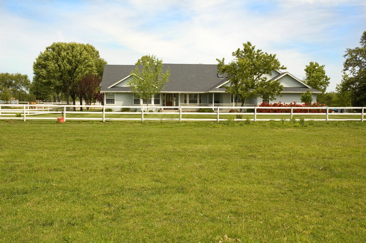 Ranch-type homes are often quite large.