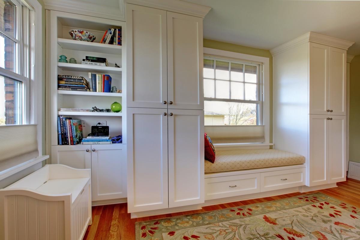 Complete your reading nook with a window bench.