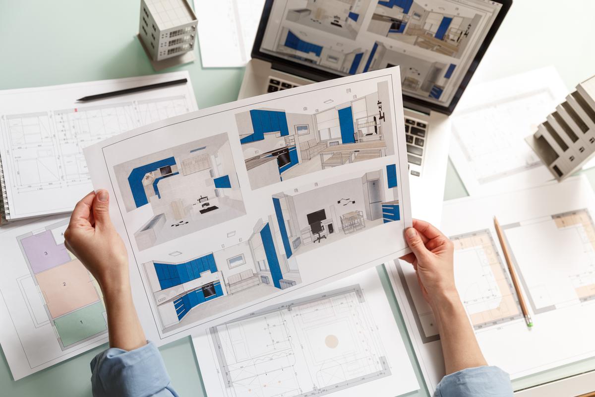 A professional kitchen designer will account for every detail of the renovation project.