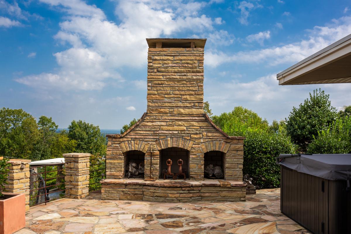 The Southwestern design is a tasteful melange of Spanish and Indigenous architectural inspirations.