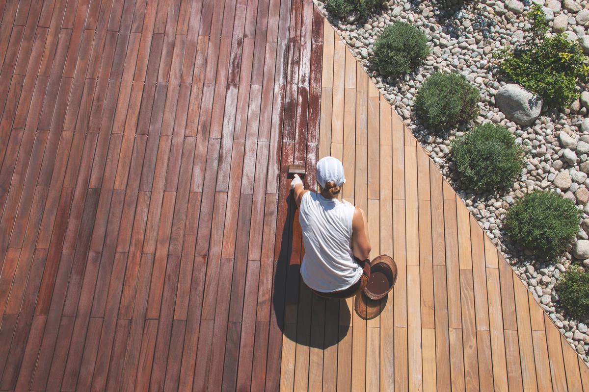 Treating your wooden deck helps to make it more durable against the damaging effects of moisture.