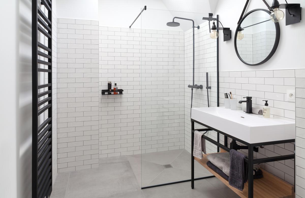 Walk-in showers not only enhance the accessibility of a bathroom but can also be stylish.