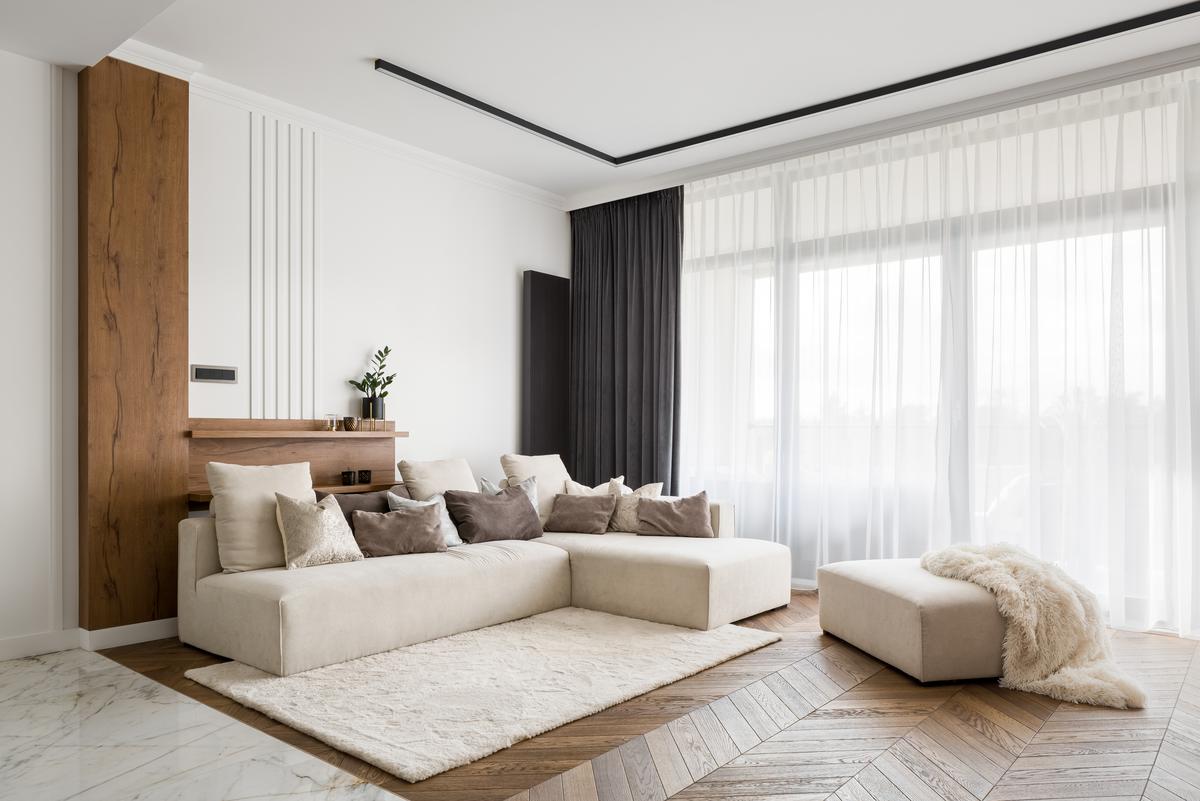Brightening Up Interiors with White Curtains