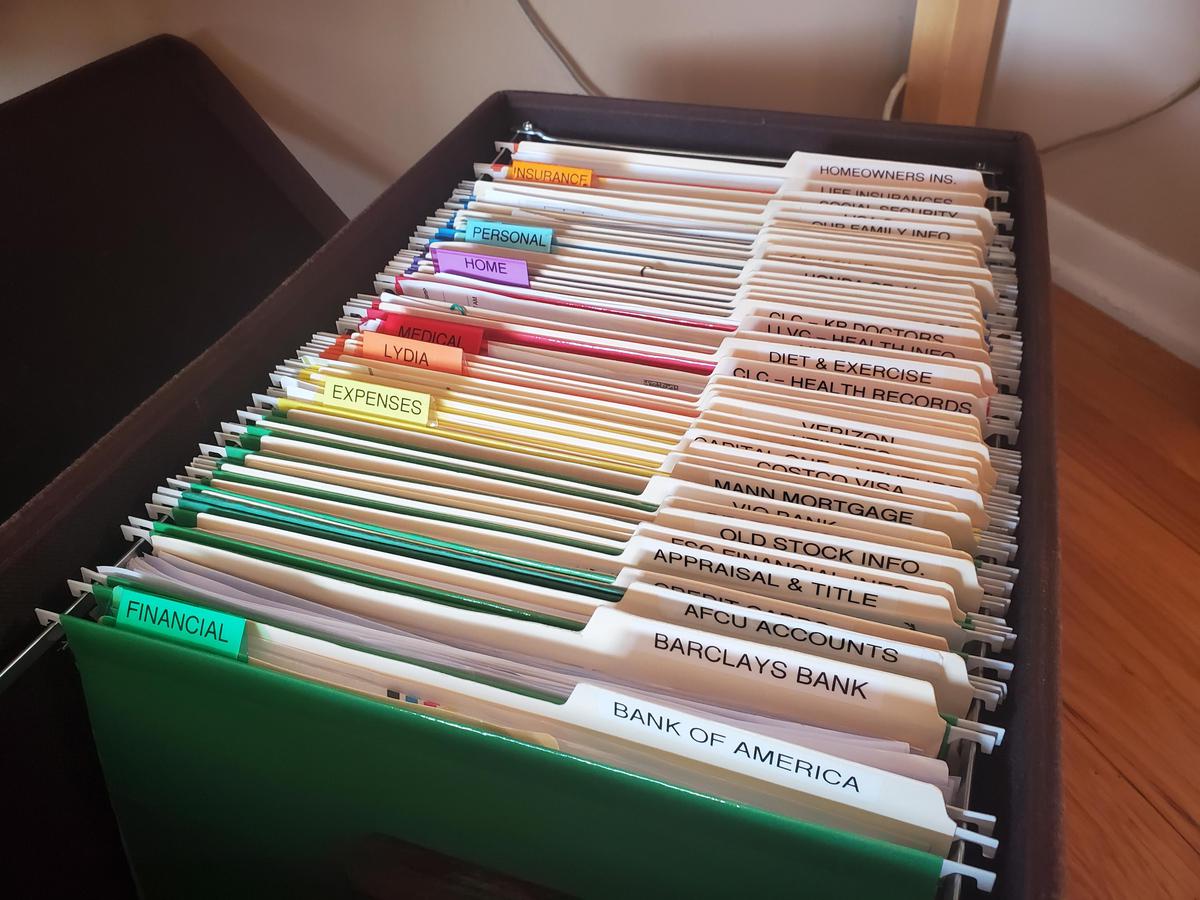 The Lifechanging Art of Organizing Your Paper Stuffs. Photo courtesy of C.Lee Cawley