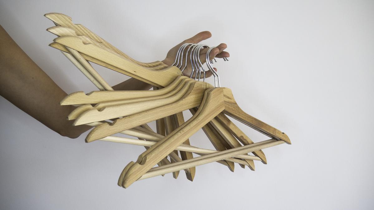 Hangers Help in the Process of Decluttering