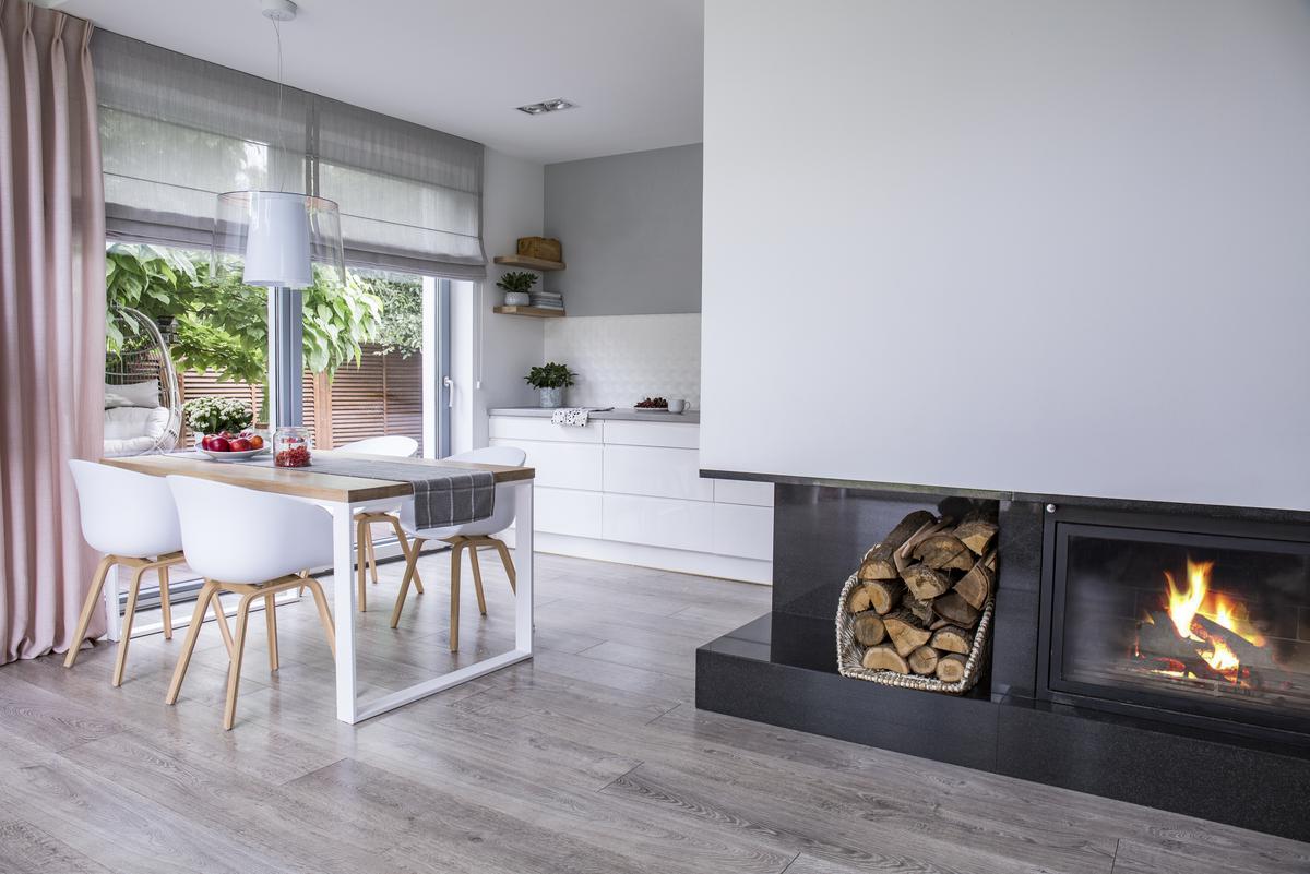 Heating Up the Kitchen with a Gas-Powered Fireplace