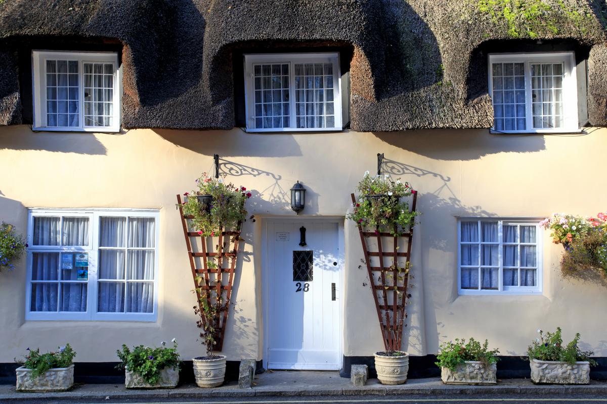 How Plant Life Accentuates English Cottage Exteriors