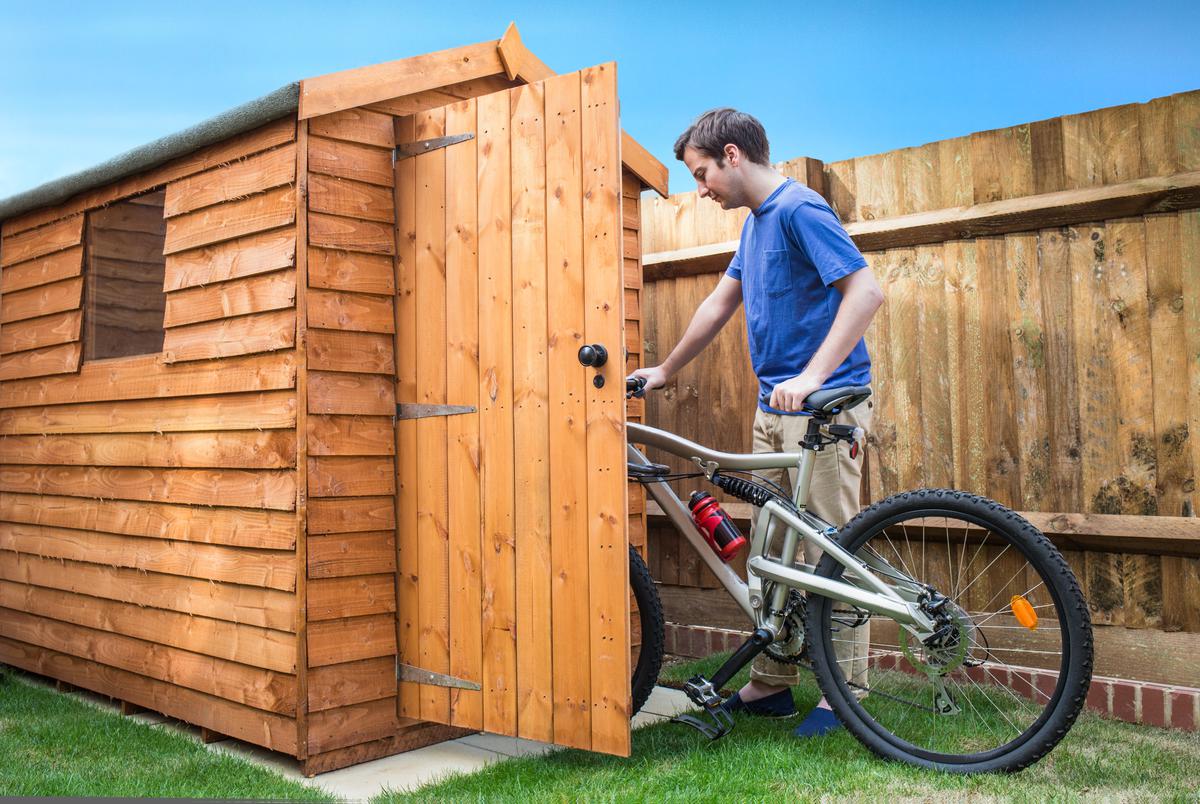 If You Have Bicycles Leaning Against Just Any Surface, Consider a Bicycle Shed