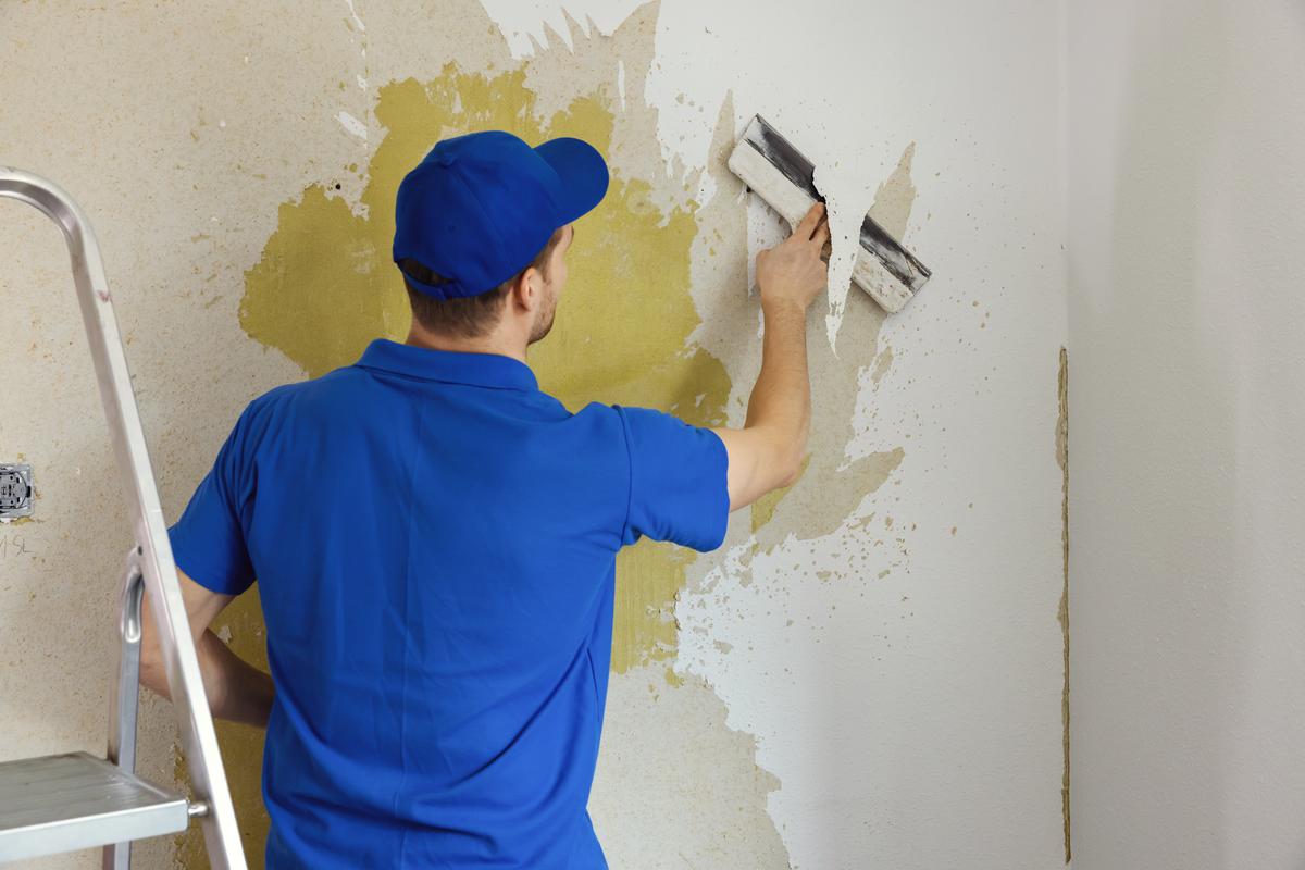 It Is Advised to Start Peeling Wallpaper From a Corner of the Room