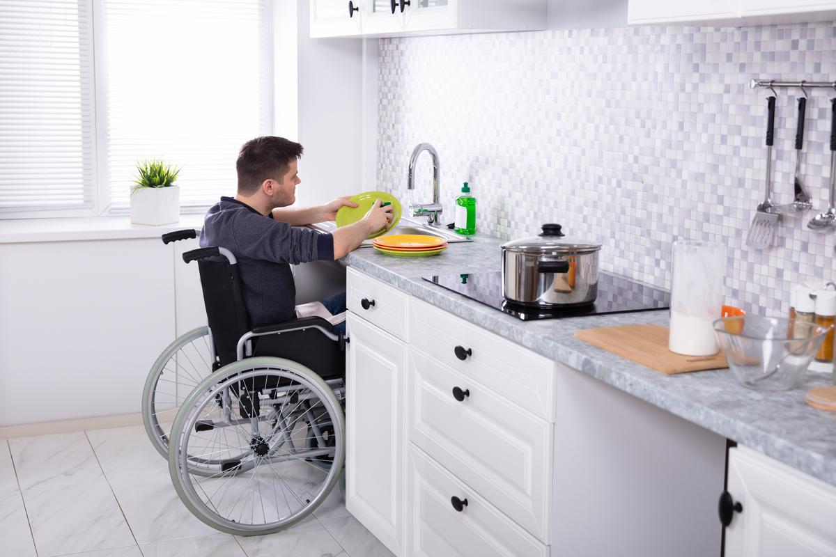 Low-Mounted Countertops Are Essential for Accessible Kitchens