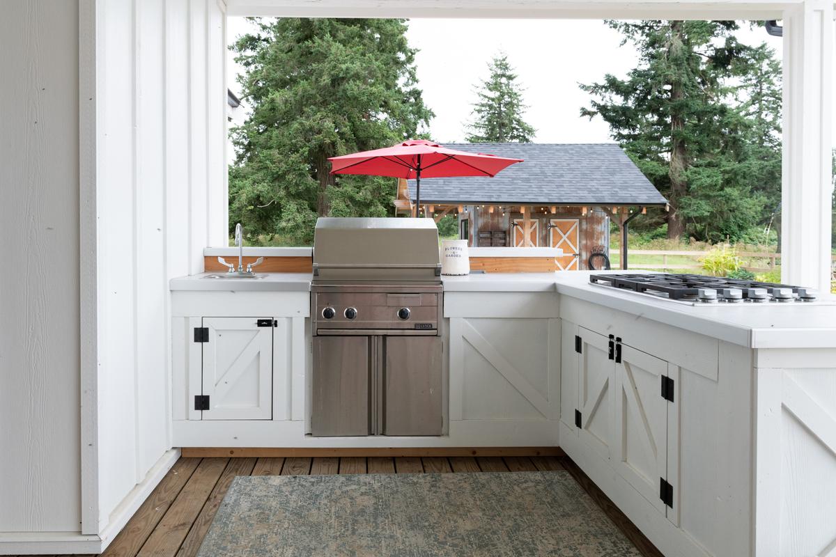 Outdoor Kitchen Storage that Doesn't Have to Cost a Fortune