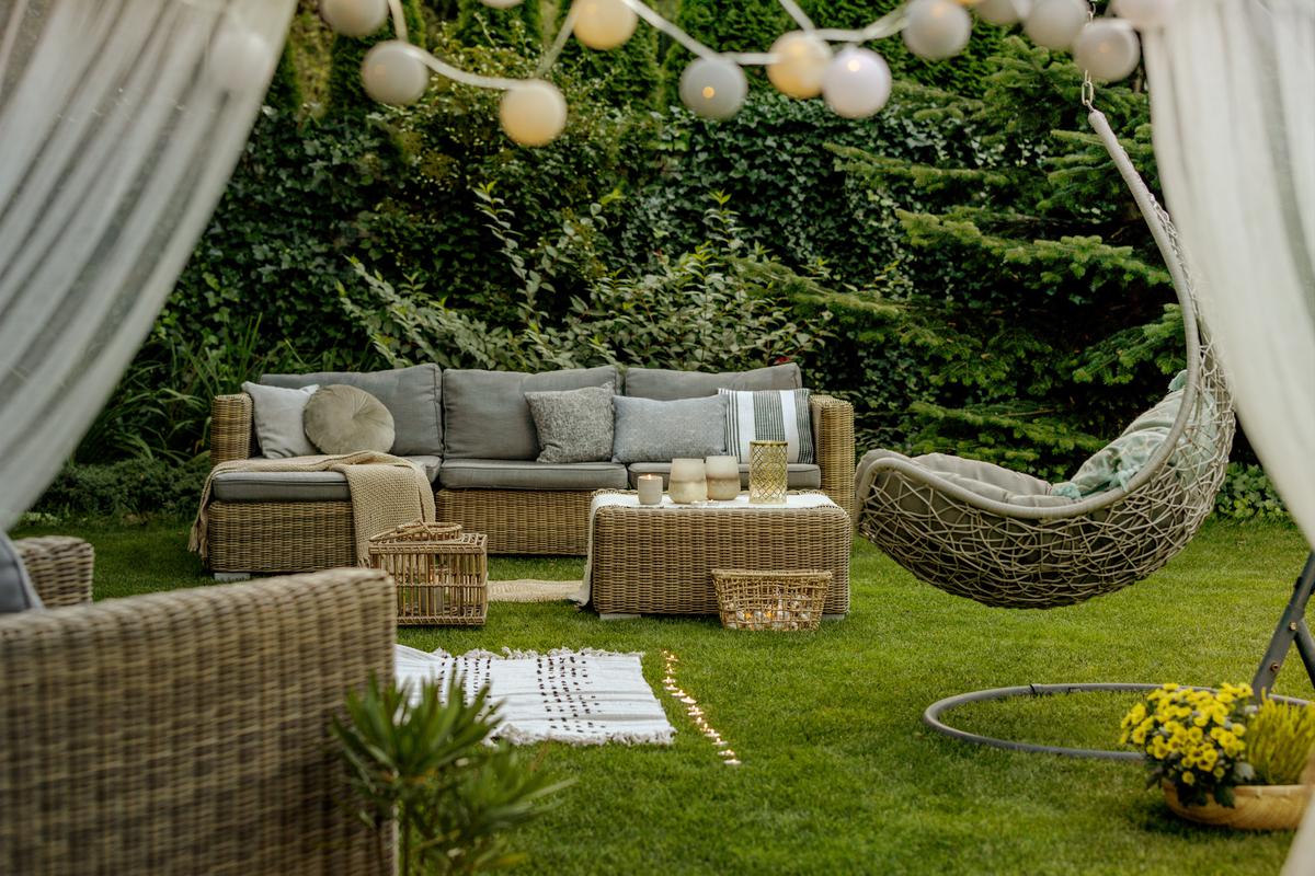 Perfectly Balanced Backyard With Hardscape and Landscape Would Be a Great Addition to Your Home