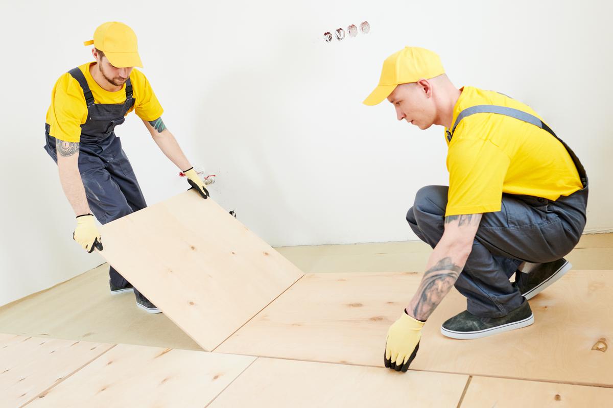 Plywood Is Simple and Popular for Basement Subflooring