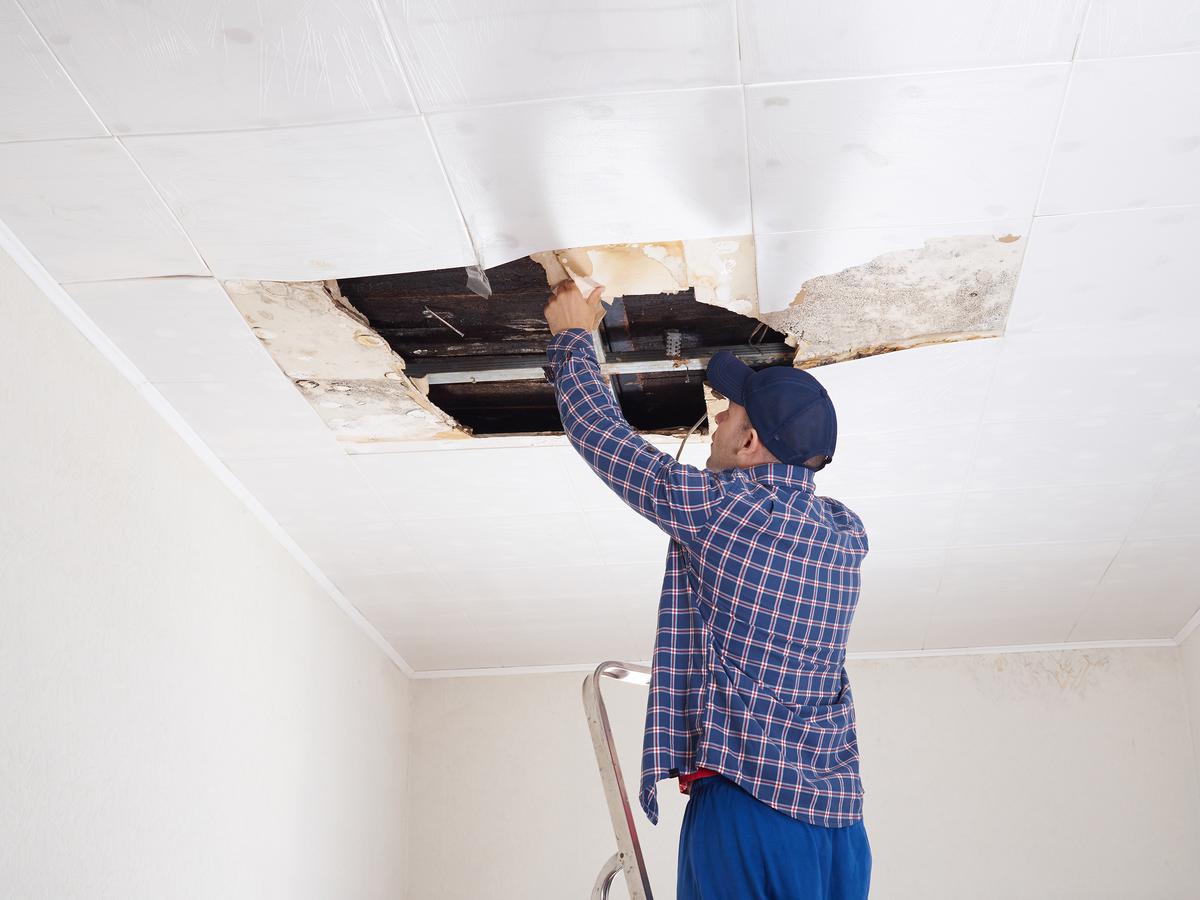 Repairing a Water-Damaged Ceiling