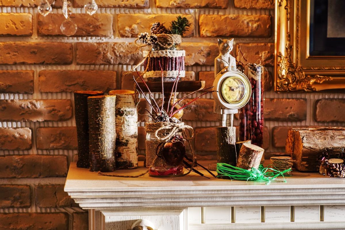 Rustic Decor Ideas to Design Your Winter Fireplace