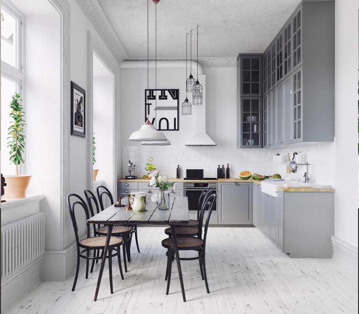 Scandi kitchens offer a design full of simplicity.