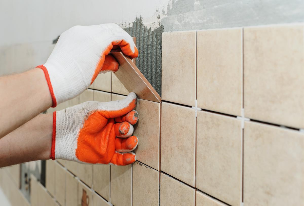 Some tiles won’t work on drywall without a concrete board.