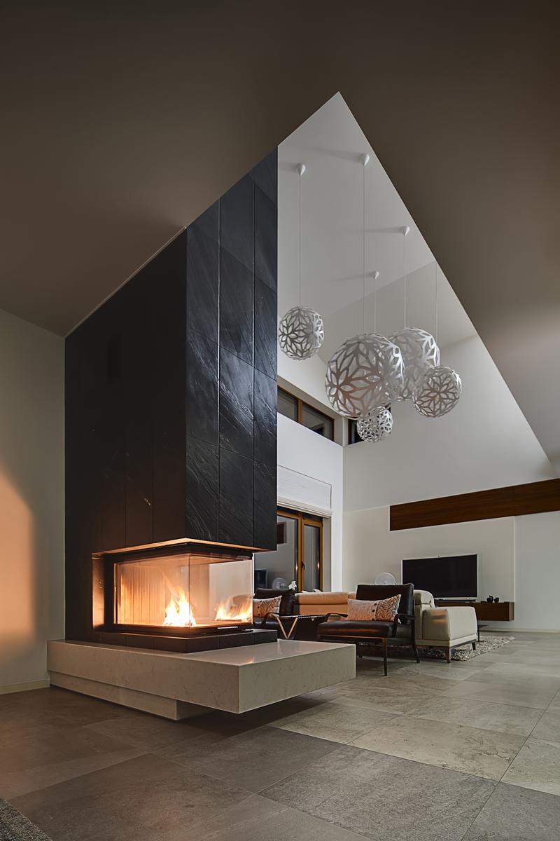 The Room Divider Fireplace Perfect for Open Floor Plans