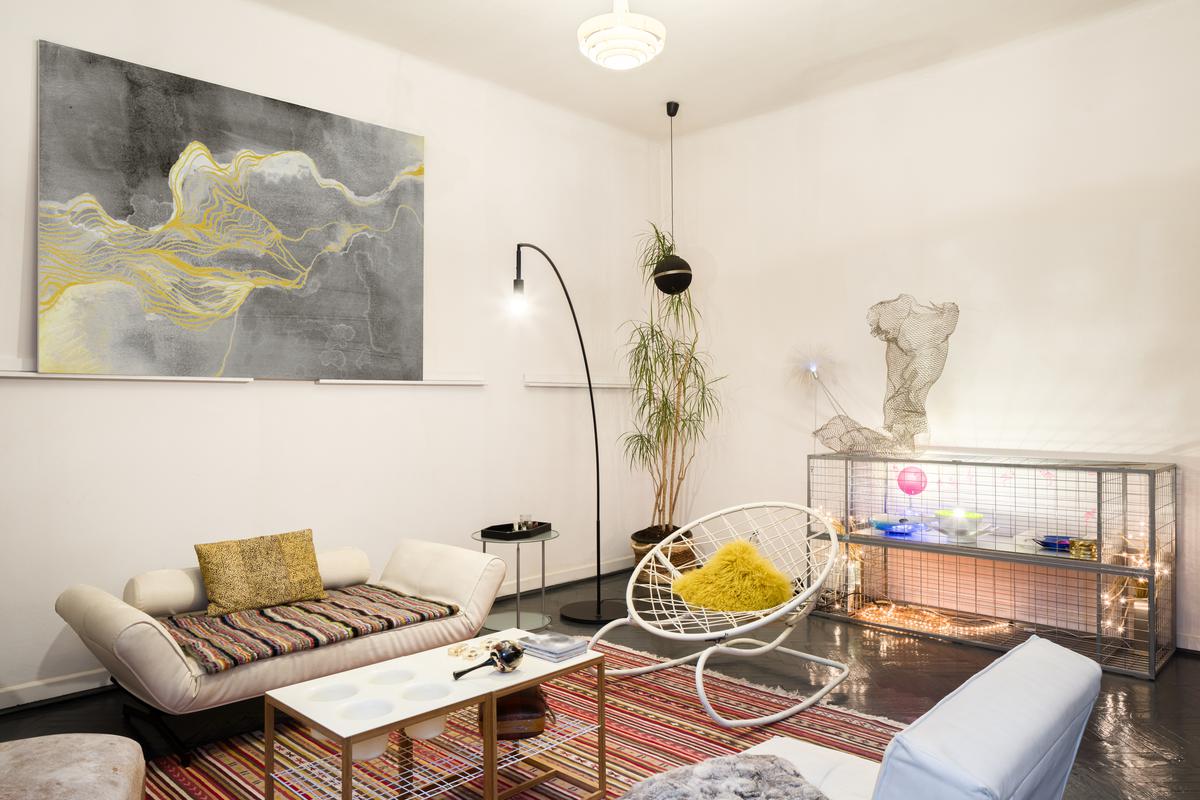 Unpredictable accessories can do wonders in making a space look visually exciting.