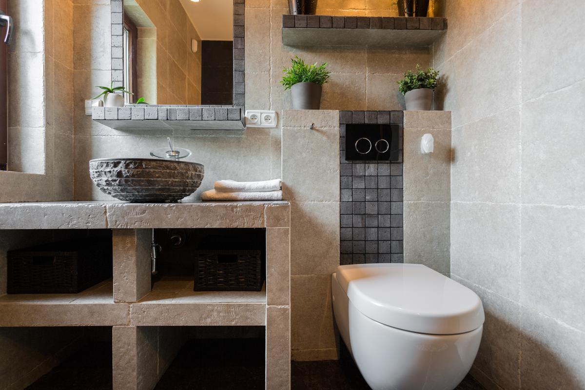 A Modern Powder Room Is a Sustainable One