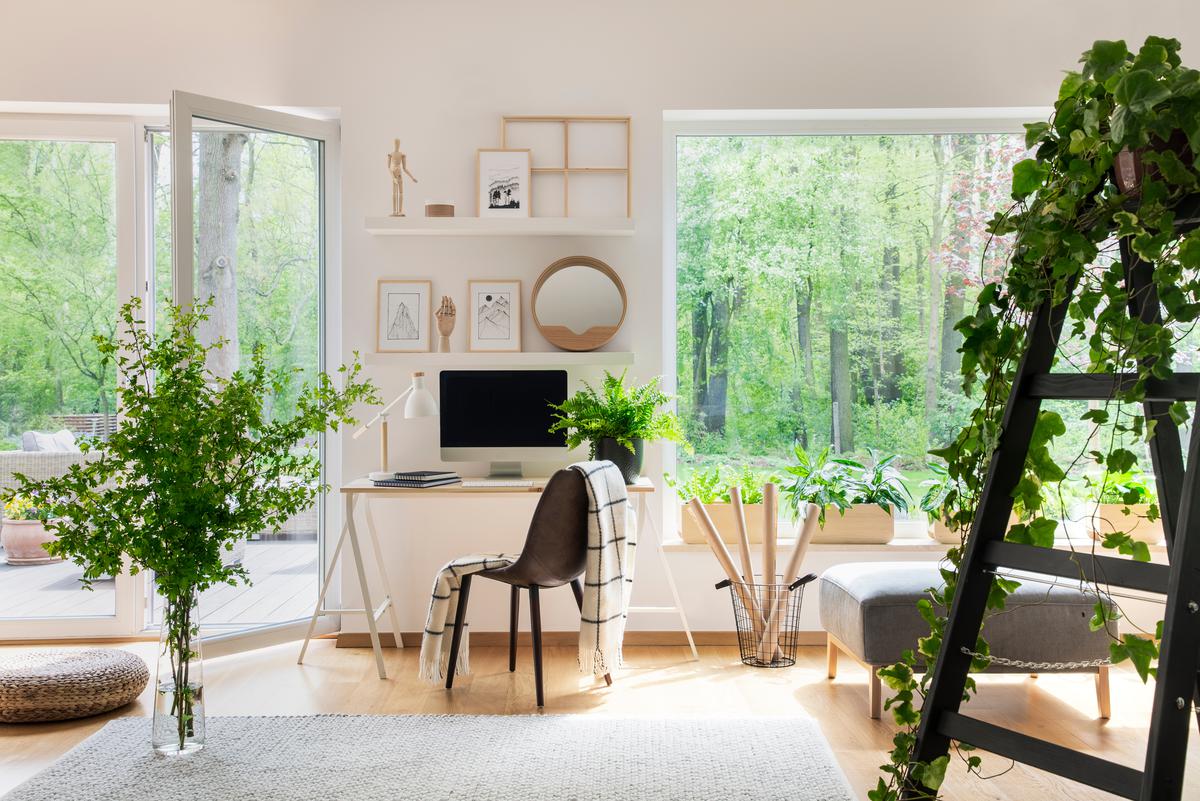 Lighting is crucial for your home office. It sets the mood, and makes you more productive.