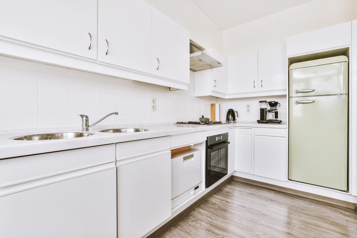 Integrated home appliances reduce obstructions and make for a sleeker space.