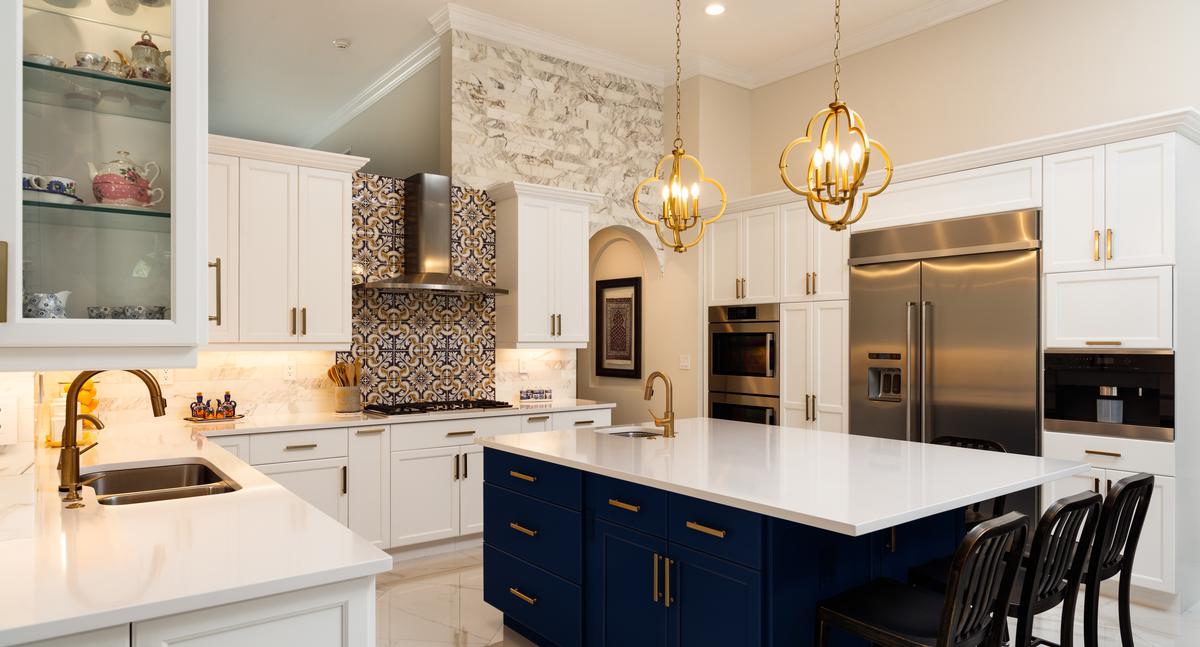 The subtle art of kitchen backsplashes as focal points.