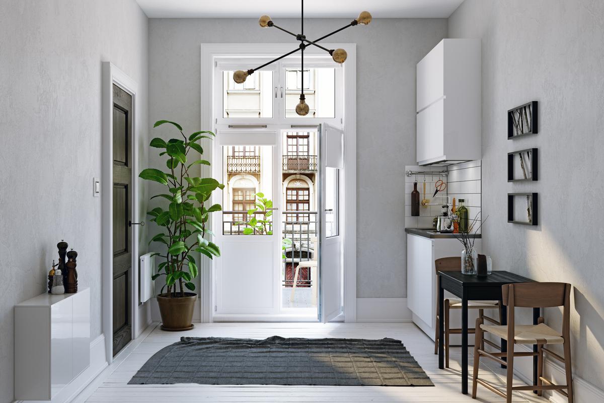 An abundance of light makes for an airier, more spacious design.
