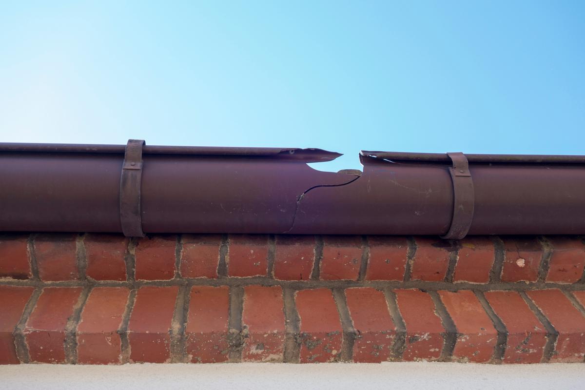 Damaged gutters have reduced effectiveness and can cause significant damage if they are not promptly repaired.