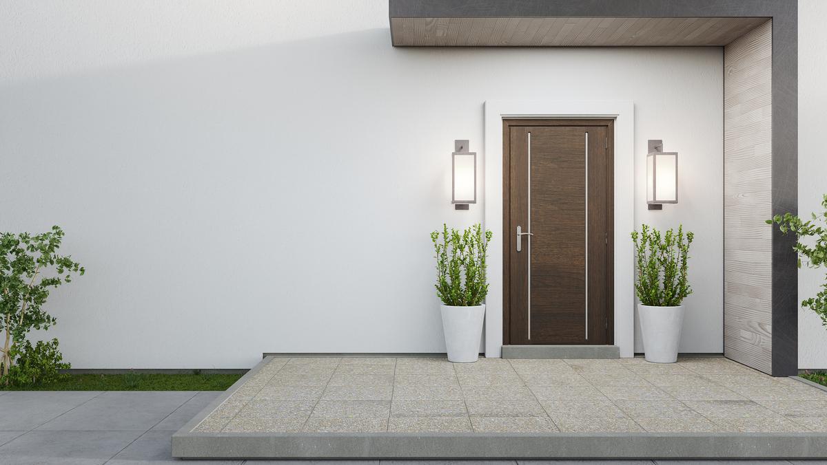 When all else fails, a classic modern door has enough simplicity and class to give your home elegance without all the trouble.