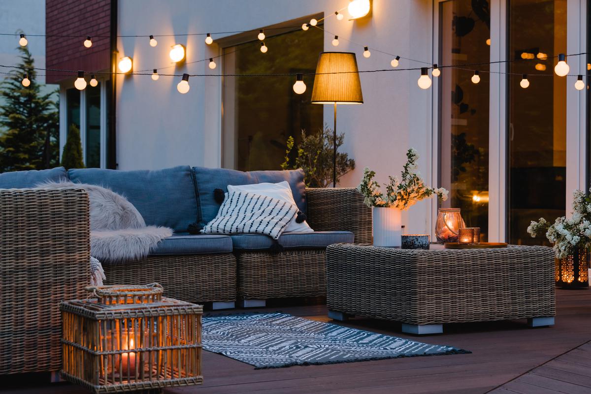Exterior Lighting Layouts for Evening Dinners, Picnics, and Cookouts
