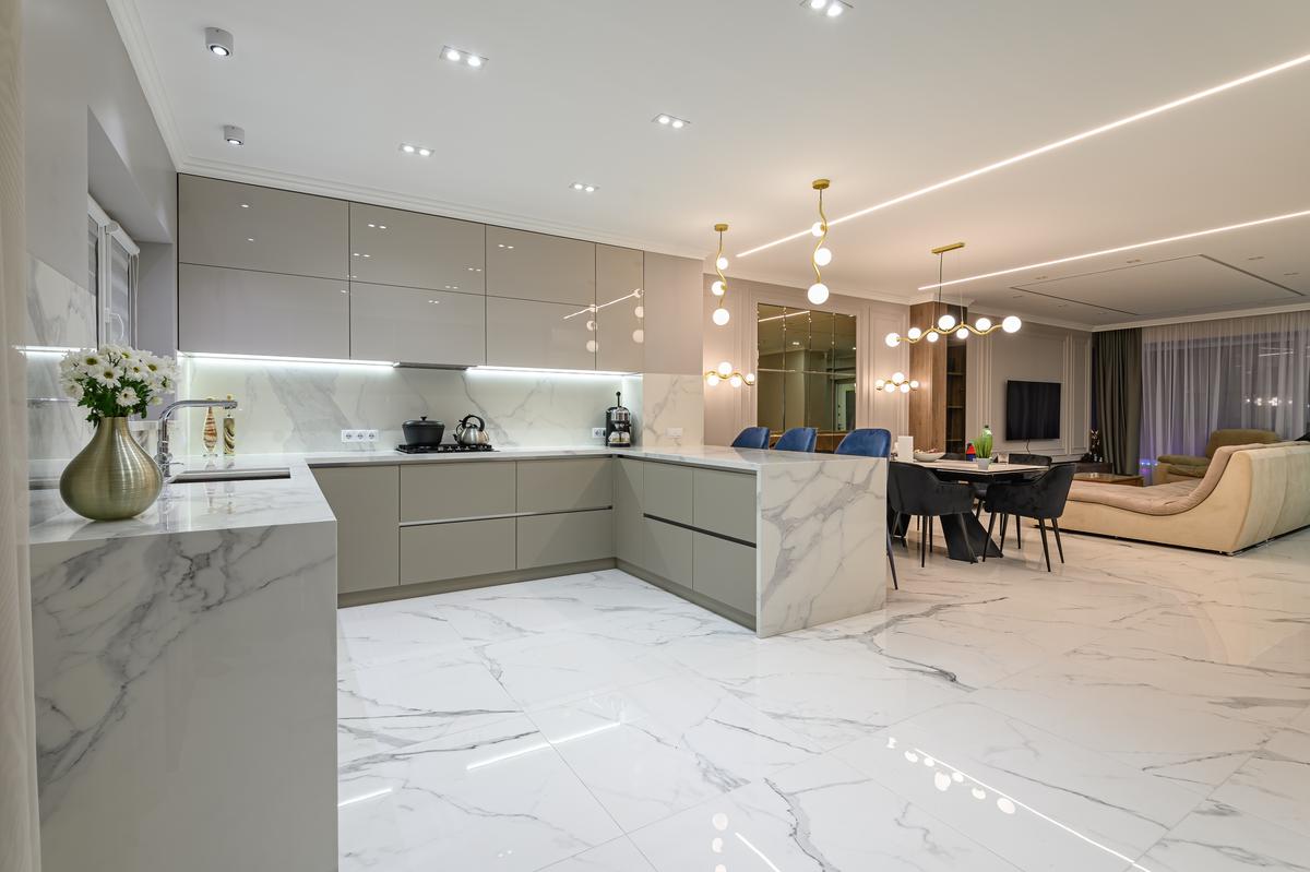 Marble Flooring Design Inspiration for a Sleek and Glossy Surface