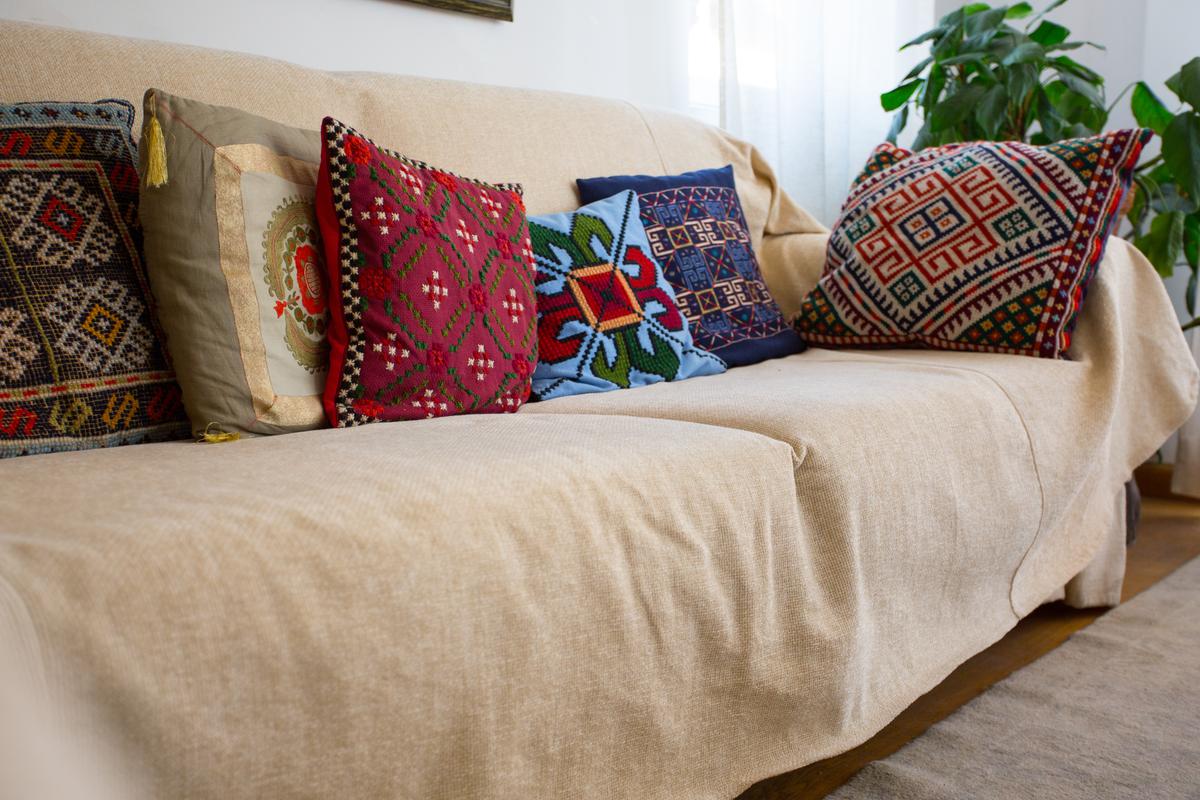 Armenian designs can be quite colorful as well.