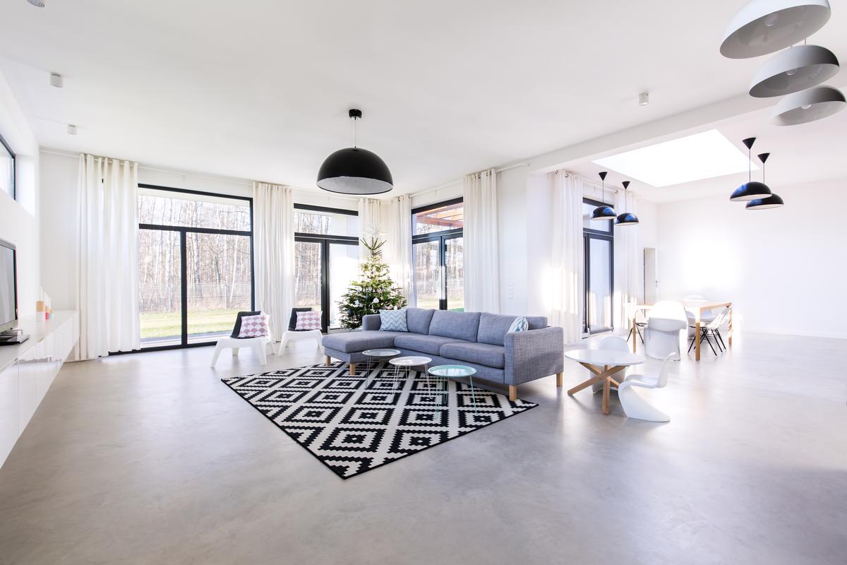 Concrete Flooring Designs for a Variety of Interiors
