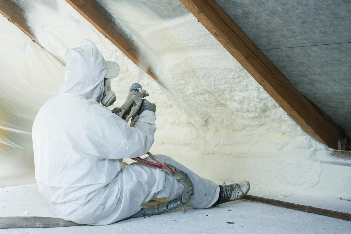 Experience the energy efficiency and comfort in your home with the superior insulation provided by spray foam.