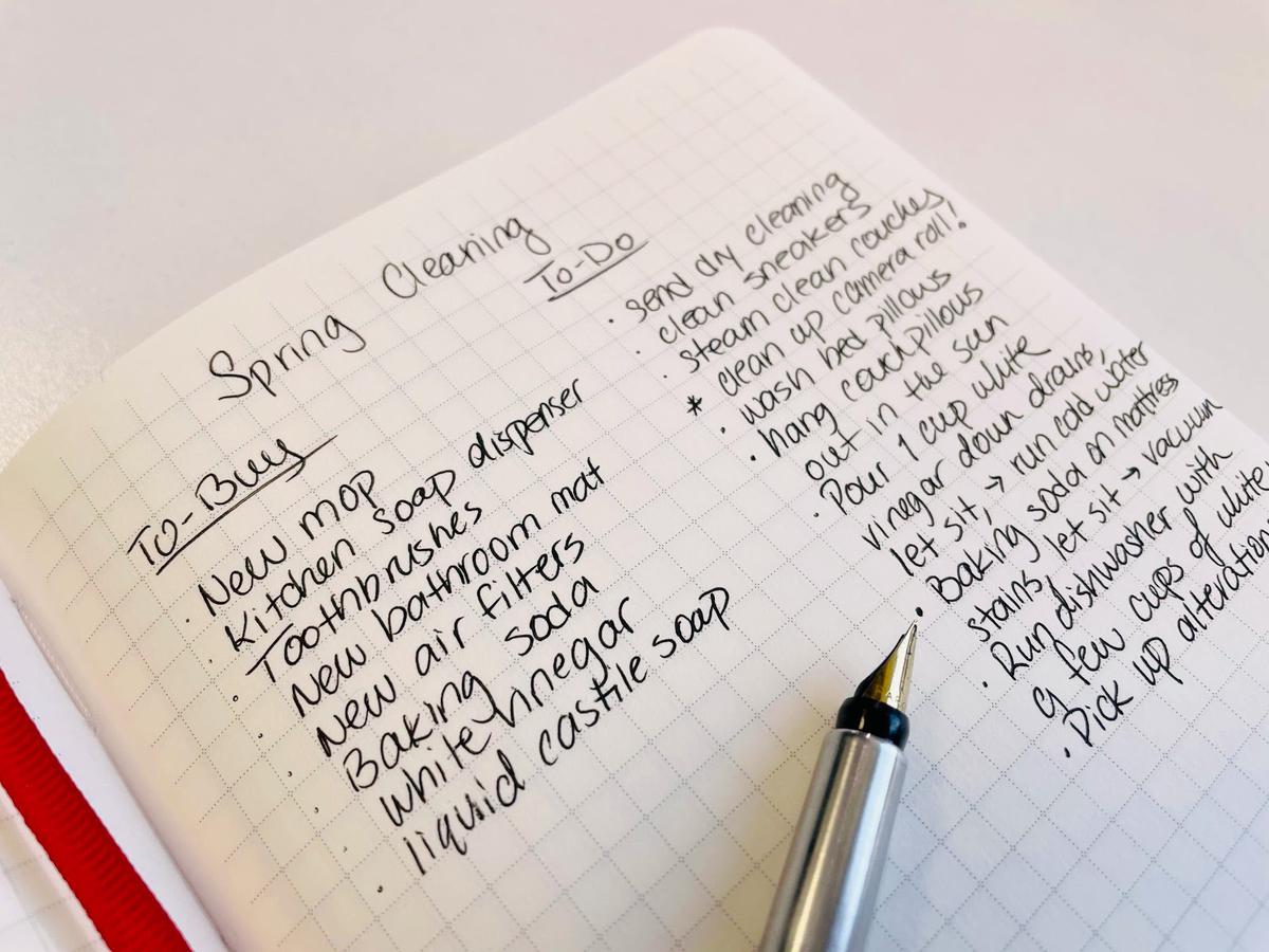 Spring Cleaning To-Do List